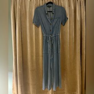 Velvet Heart Light Denim Romper